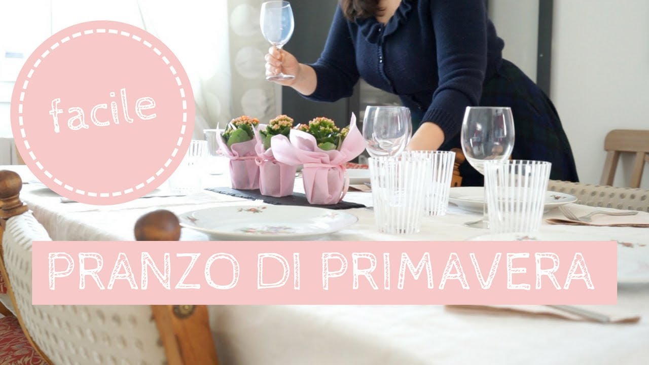 Pranzo di primavera in famiglia