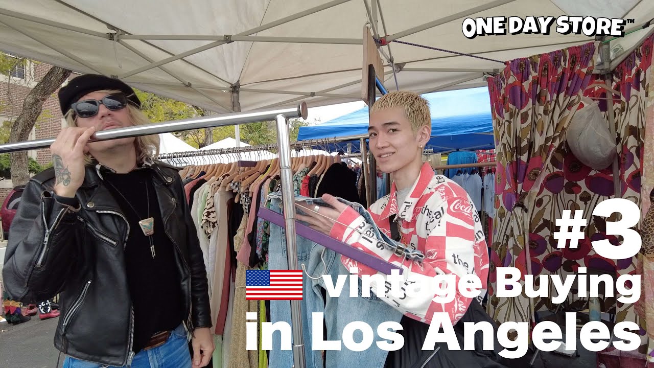【アメリカ古着買付 Day2-2】LA穴場フリマ YouTube初公開!?