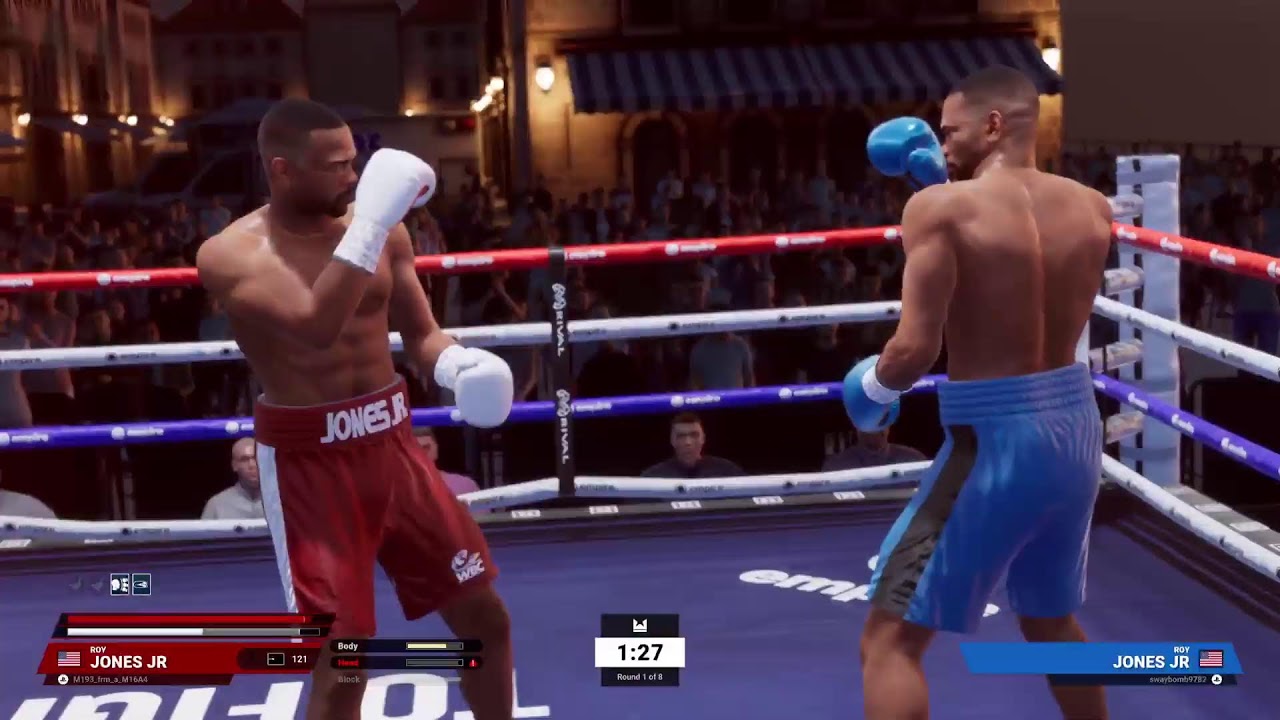 Undisputed PS5...Online H2H 8 rounds Roy Jones jr