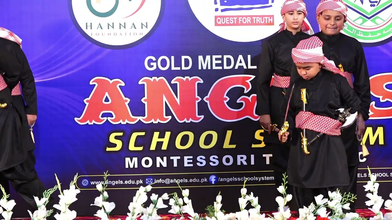 Ay Mard e Mujahid Teri Yalghar Kahan Hai at Awards Ceremony 2024 First Session Angels School System