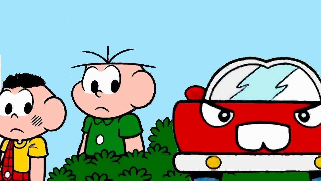 MÔNICA VIROU UM CARRO - GIBIS DO CASCÃO