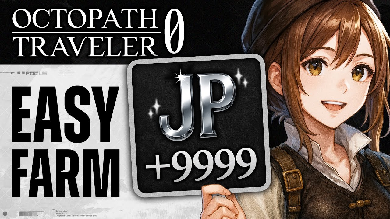 EASY 14,000 JP! Broken JP Farming Spot To EASY Max Everything in Midgame - Octopath Traveler 0