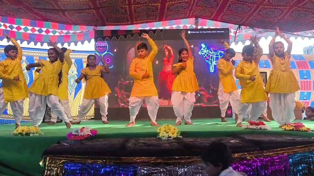 24.Viral vayyari song_5th class_Shree sai school Annual day celebration 25-26.