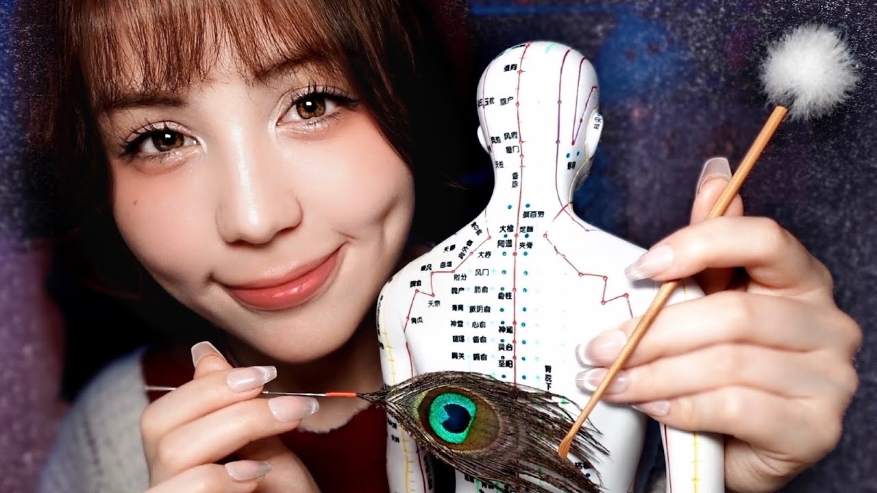Японский ASMR с субтитрами | Делаю вам массаж в течение 30 минут