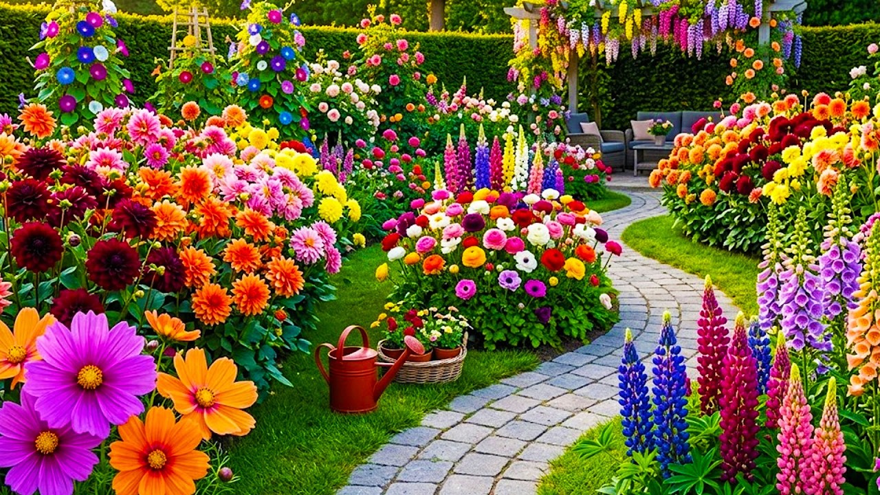 Войдите в Мой Сад Мечты 🌸 Цветочные Дизайны, Полные Очарования и Красоты
