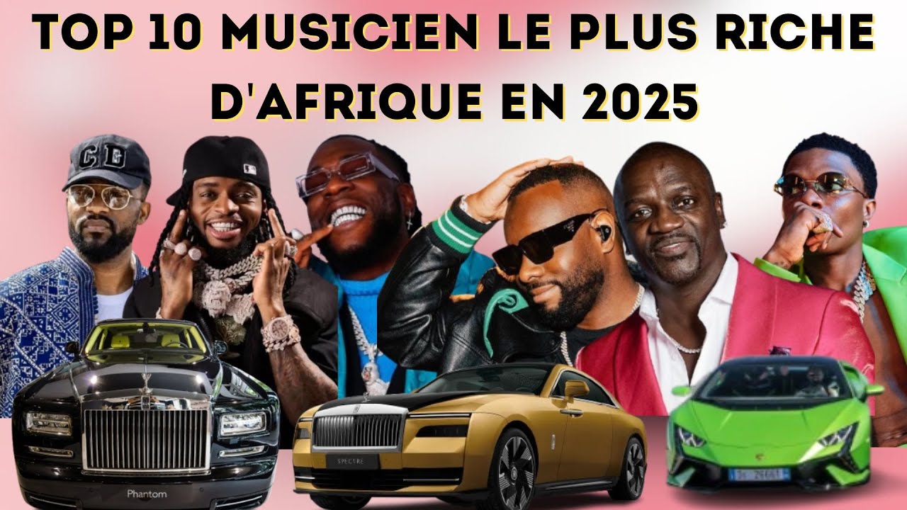Top 10 des Artistes Africains les Plus Riches en 2026 💰🎶 (Classement Officiel)