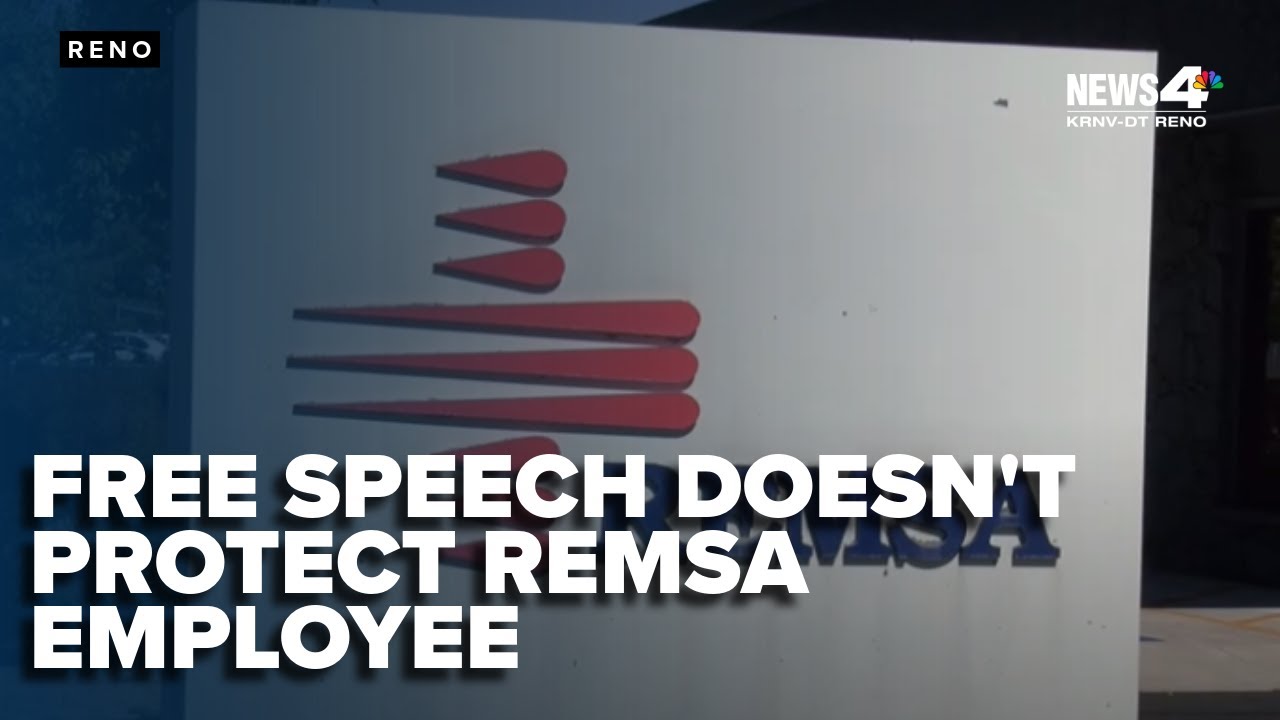 First Amendment rights don't apply to fired REMSA employee, free speech expert says
