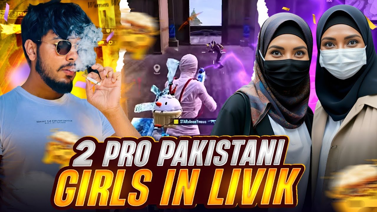 Pro Pakistani girls in livik / Conqueror rank Push / PUBG MOBILE