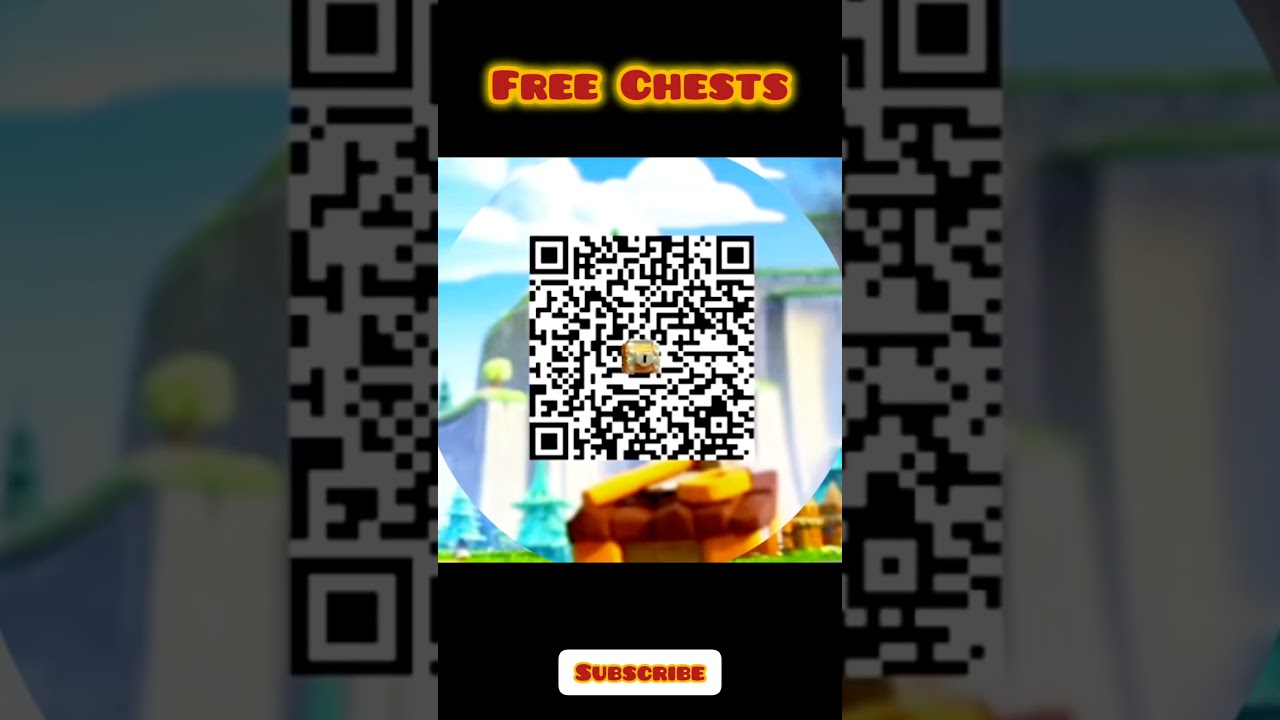 Scan the Qr codes to get free chests #shorts | Clash of Clans