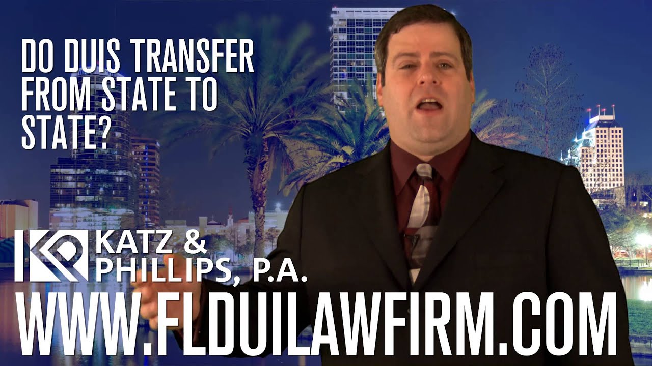 Do DUIs transfer from state to state?