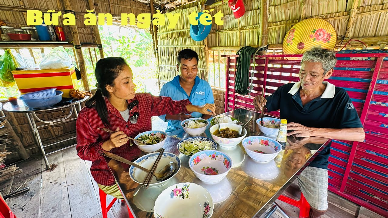 Bất ngờ tết thảo trổ tài làm món vịt nấu cà ri cha ăn liền cho luôn 10 điểm 