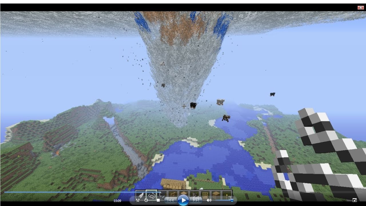 Minecraft: Extreme tornado mod!