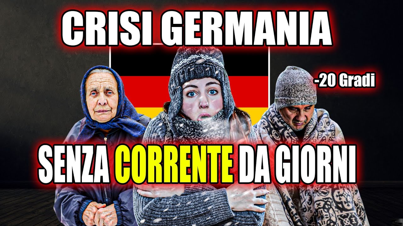 A -20 GRADI SENZA RISCALDAMENTO! 100.000 TEDESCHI DA GIORNI senza CORRENTE.
