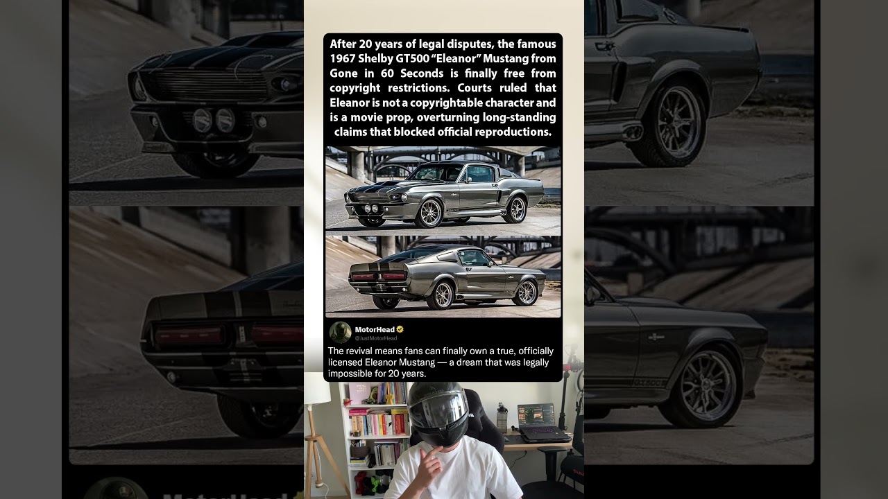 In 2025, 1967 Shelby GT500 &ldquo;Eleanor&rdquo; Mustang is finally free