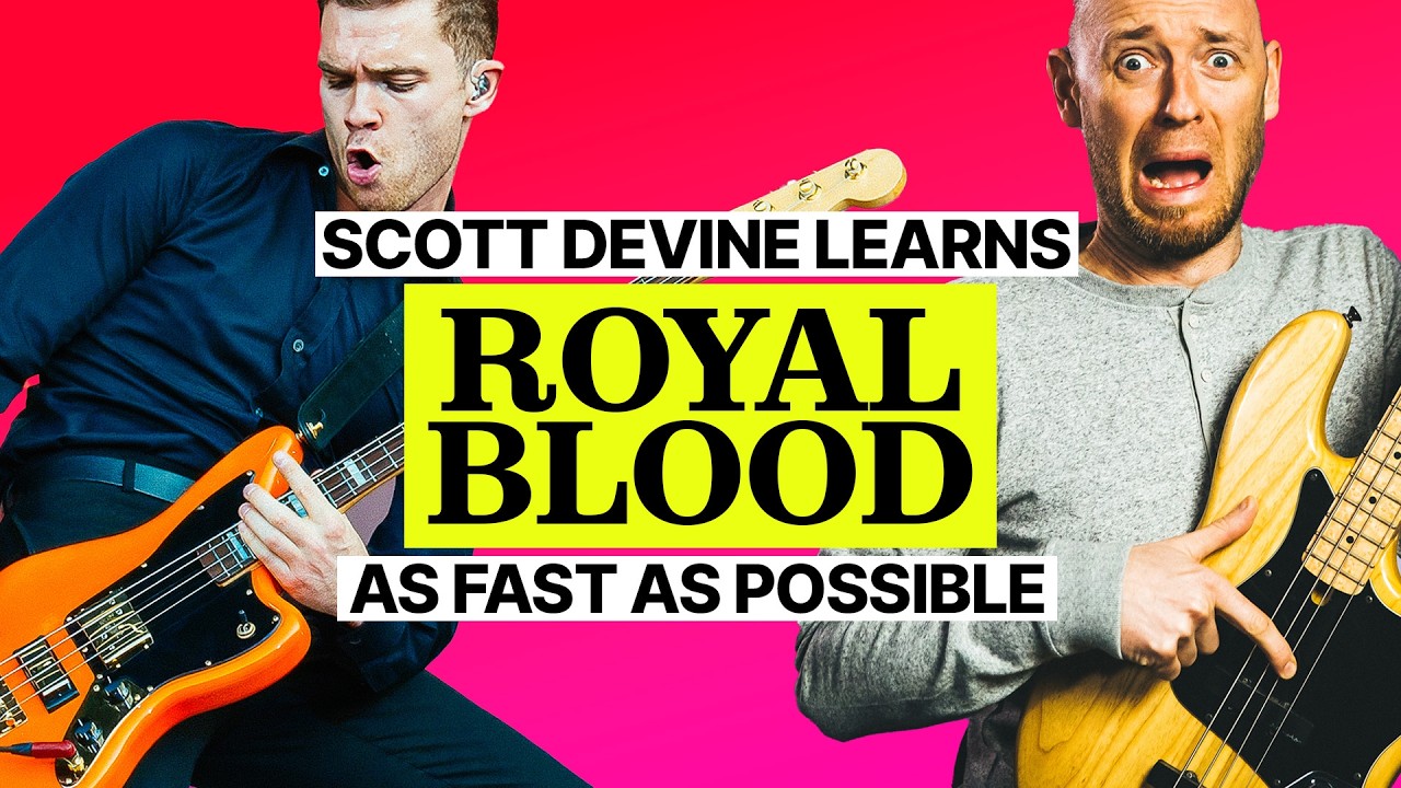 Pro Bassist Learns ROYAL BLOOD (figure it out) as FAST as possible