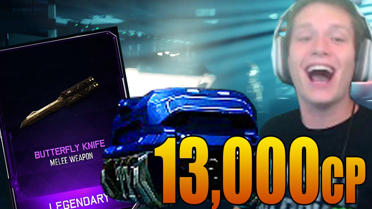 TONS OF KNIVES + A GLITCH?! (13,000 COD Point Rare Supply Drop Opening)