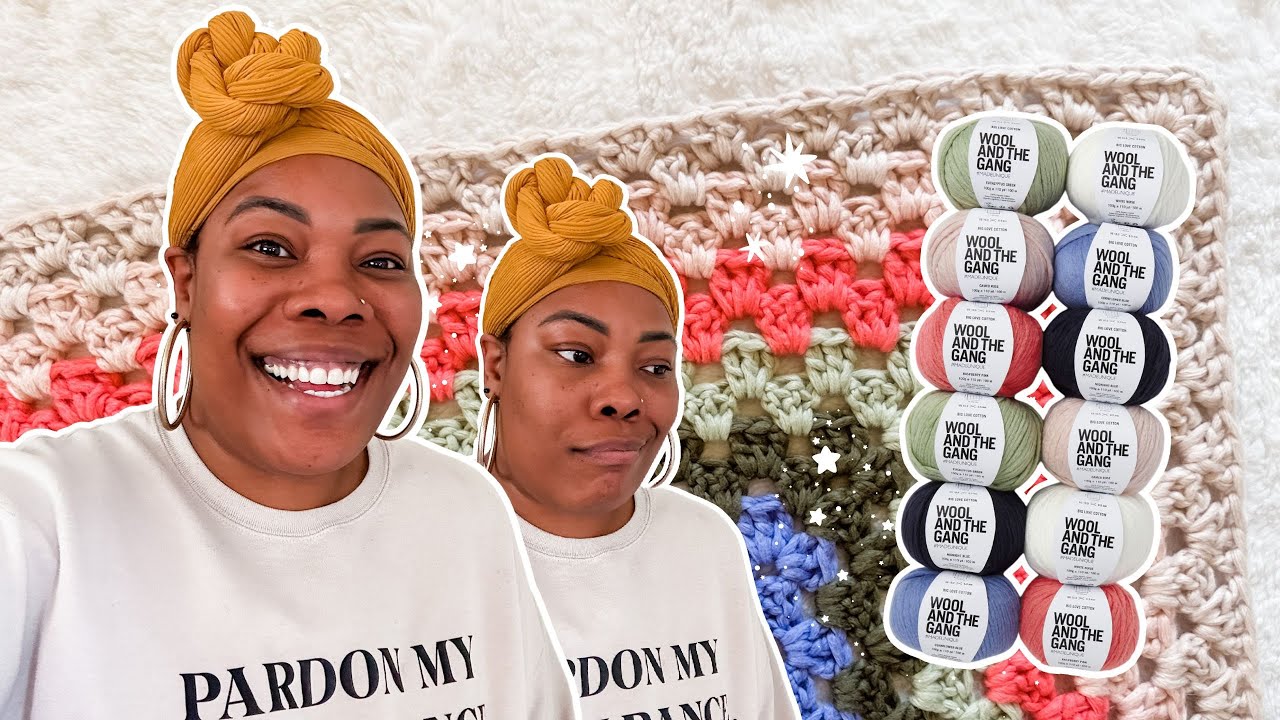 Ignoring my WIPs for a Granny Square Blanket + Crochet Biz Q&A [Crochet Vlog Thingy]