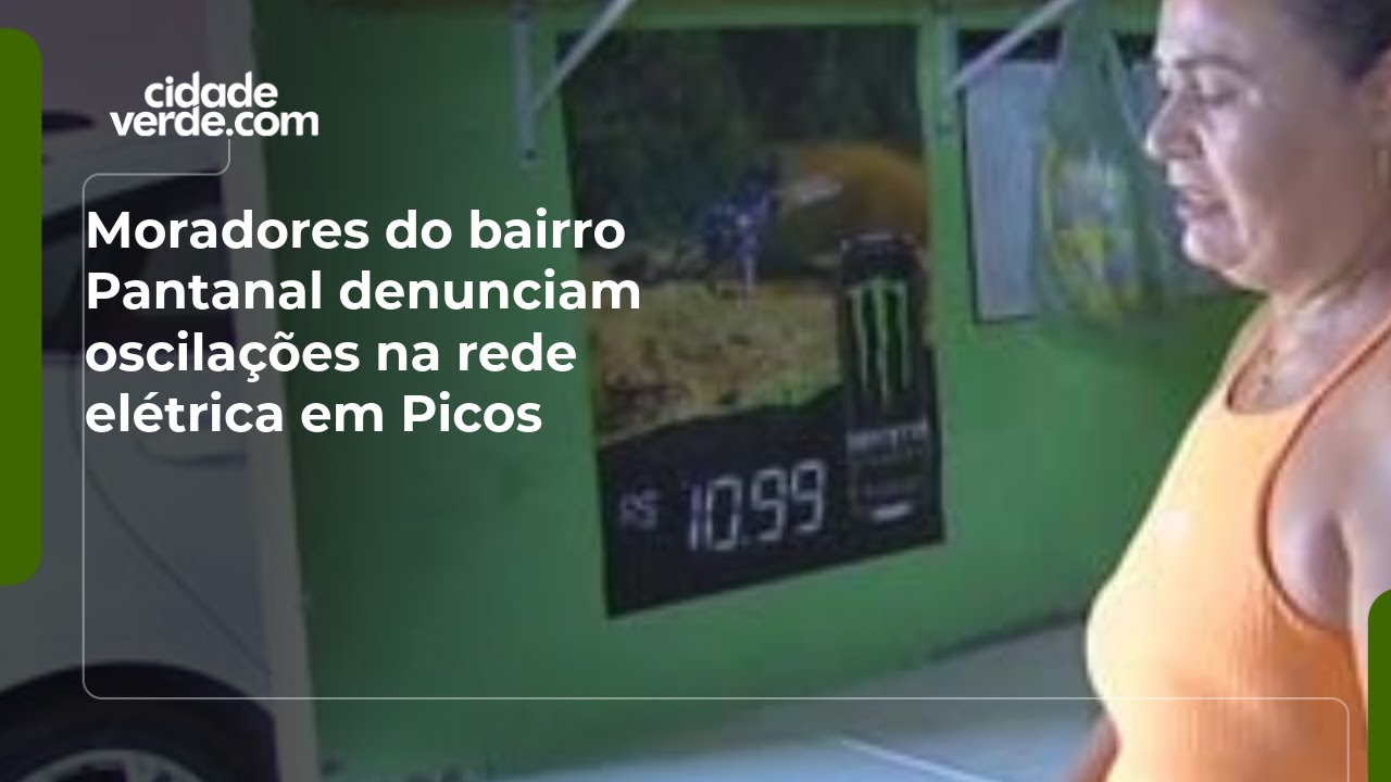 Moradores do bairro Pantanal denunciam oscilações na rede elétrica em Picos