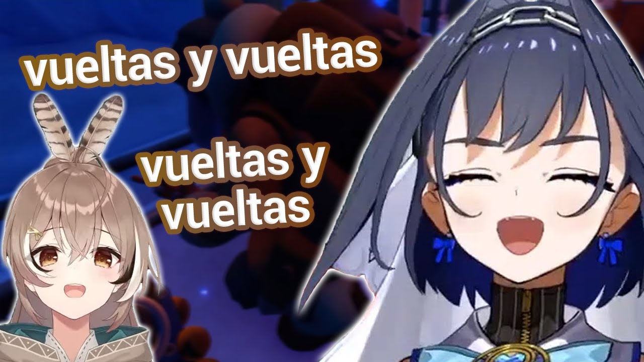 Kronii muere de risa al ver a Mumei girando (Hololive Sub Español)