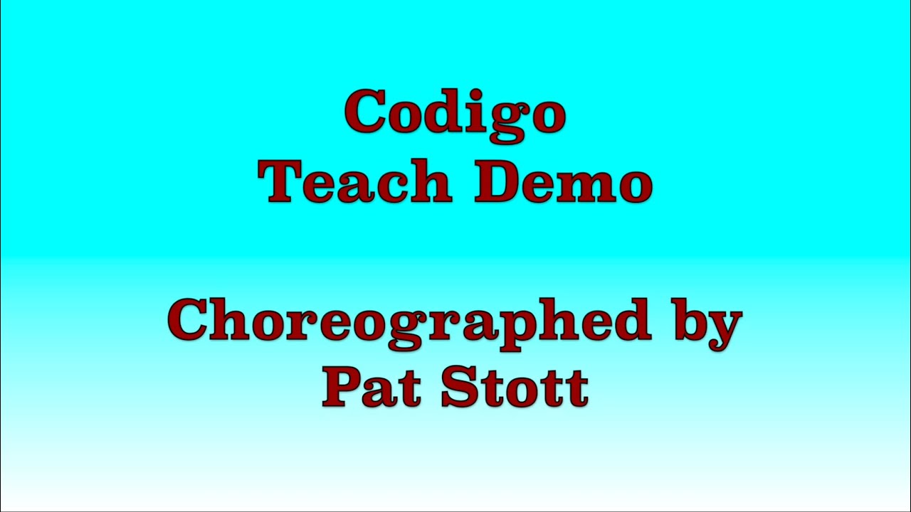 Codigo - Line Dance (Teach Demo)
