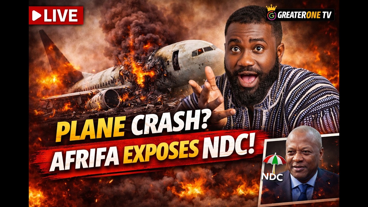 🔴 LIVE: Plane Crash in Ghana — Okatakyie Afrifa Drops Bombshell on Mahama & NDC