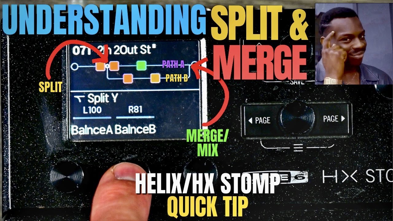 Understanding SPLIT and MERGE/MIXER Routing - Line 6 HELIX/HX STOMP