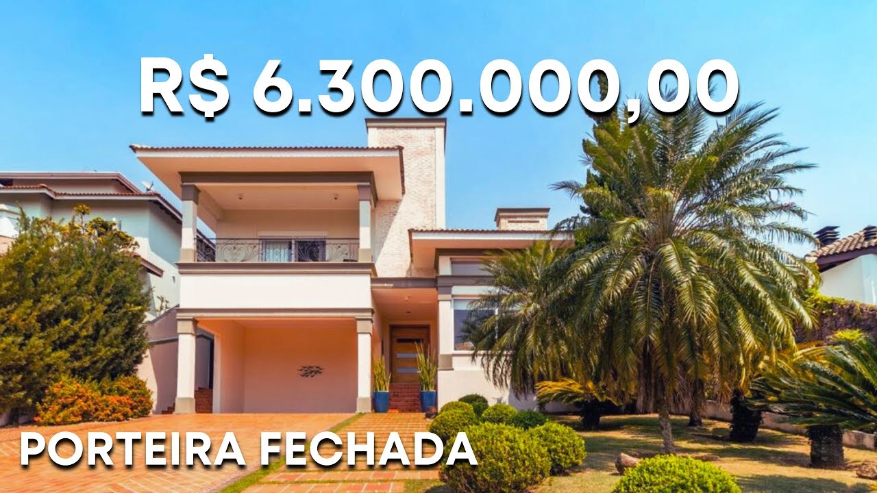 Mansão Luxuosa de R$ 6.300.000,00, Neoclássica em Atibaia - São Paulo
