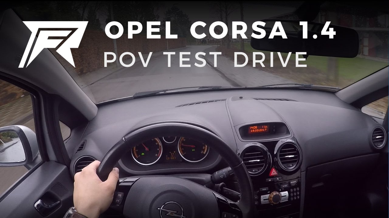 2010 Opel Corsa 1.4 - POV Test Drive