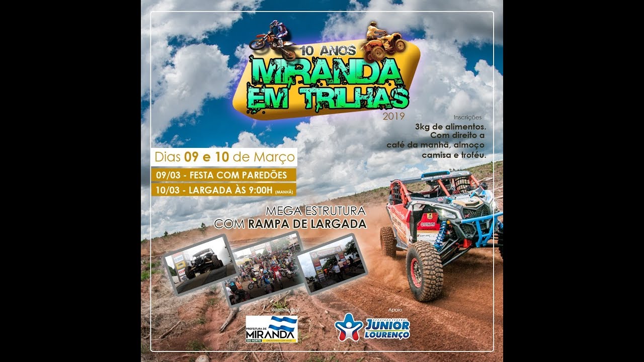Miranda em Trilha  *PARTE 01* 10/03/2019