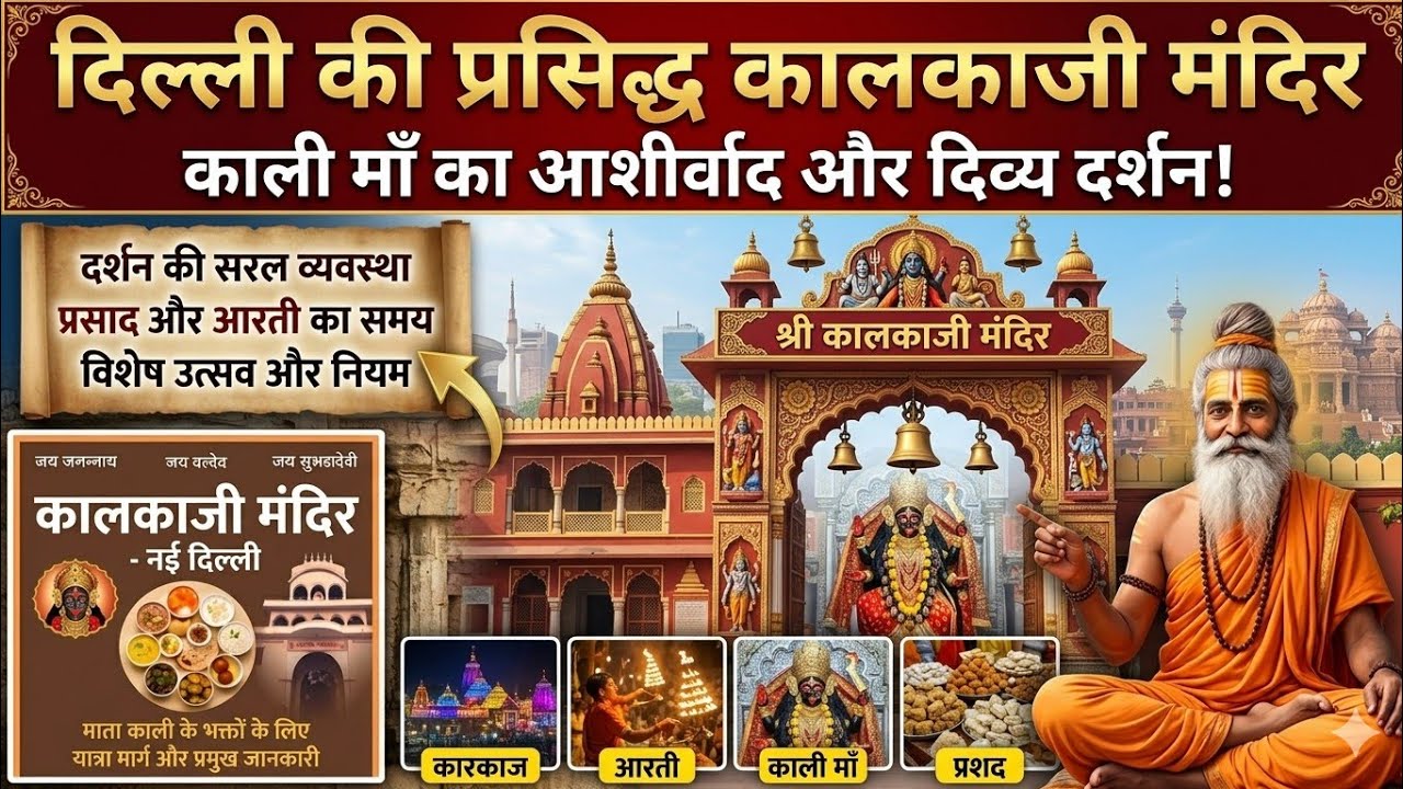 Kalka Mandir Delhi | delhi kalkaji mandir | delhi kalkaji mandir history | tourist places delhi
