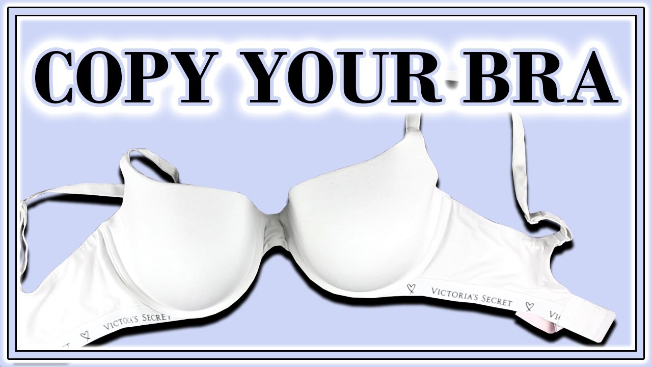 How to Copy Your Favorite Molded Cup Bra | Seamless Bra to 2-piece Cup