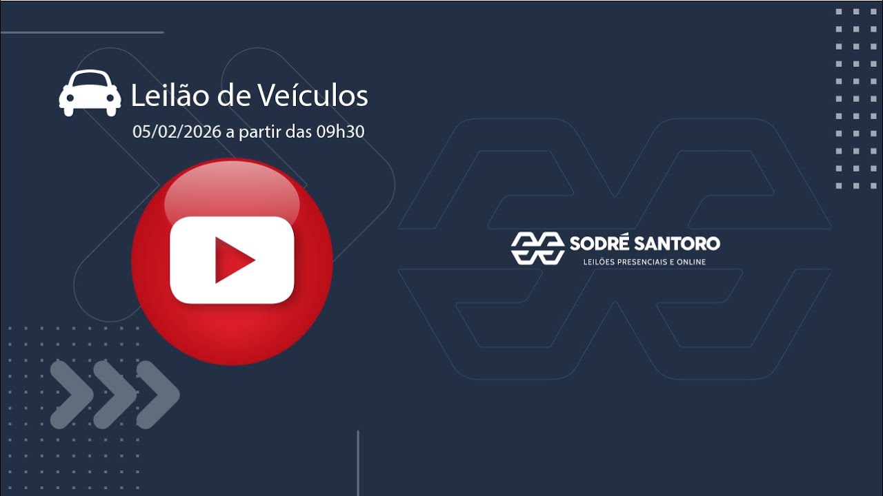 Leilão de Veículos 05/02/2026 - SODRÉ SANTORO LEILÕES