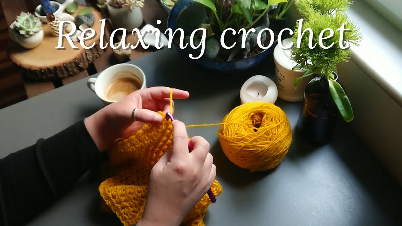 Relaxing crochet &bull; Crochet with me &bull; No talking
