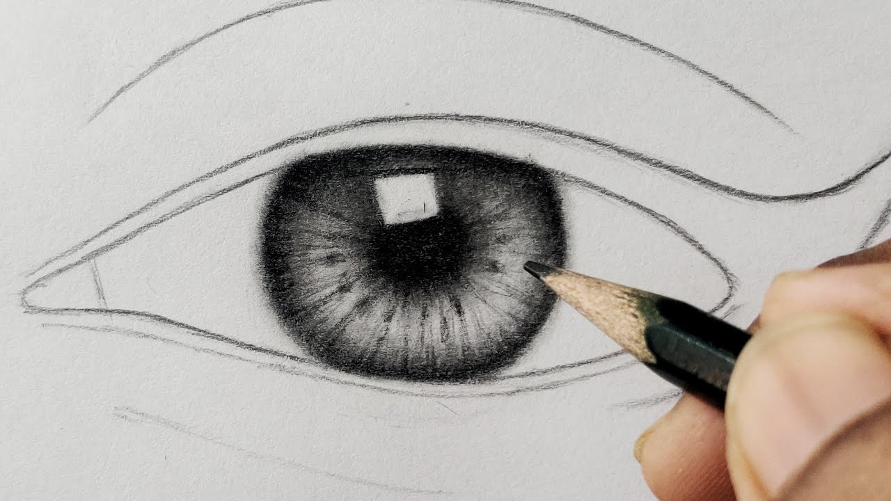 Eye drawing hyper realistic iries drawing speed drawing reallaxing drawing for artists