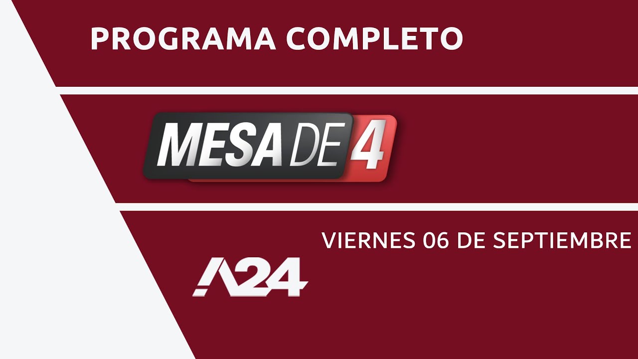 #MESADE4  I Programa Completo 06/09/2024