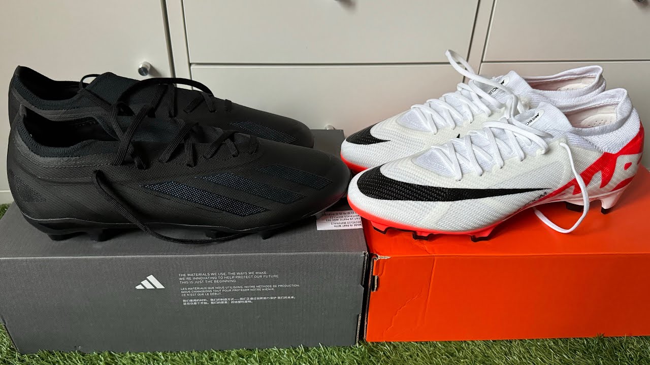 Nike Air Zoom Mercurial Vapor Pro FG VS Adidas X Crazyfast.2 FG! - Comparison Video!! (4K)
