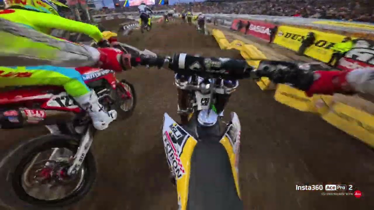 2-Stroke Onboard - 2025 Pittsburgh Supercross - Jared Lesher - *FULL RACE*
