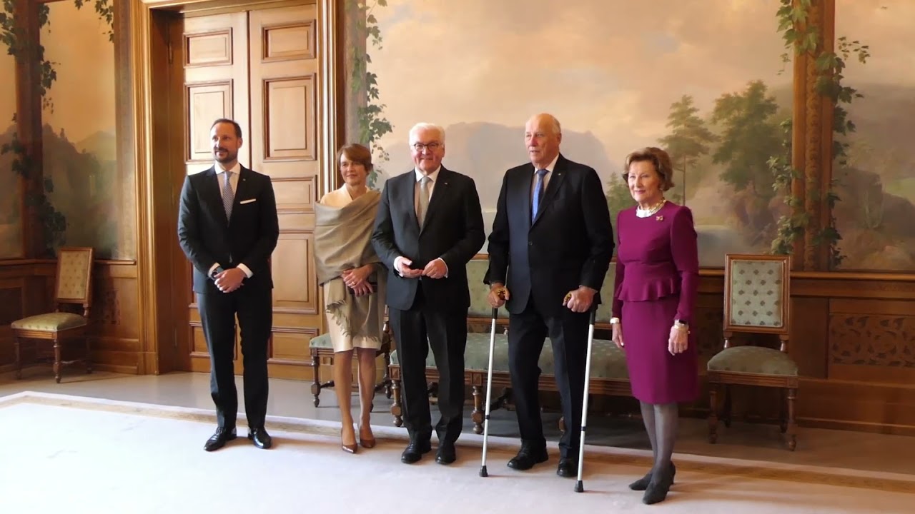 König Harald V. empfängt Bundespräsident in Oslo