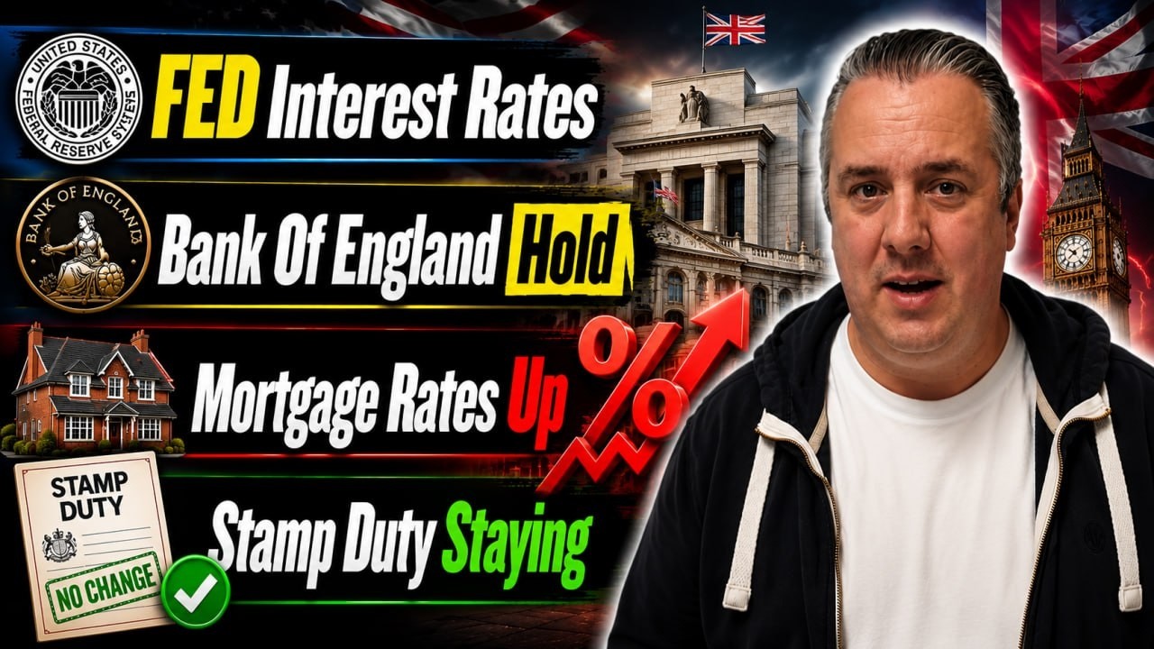 Property News - FED Interest Rates - Bank Of England Hold - Mortgage Rates Up - Stamp Duty Staying