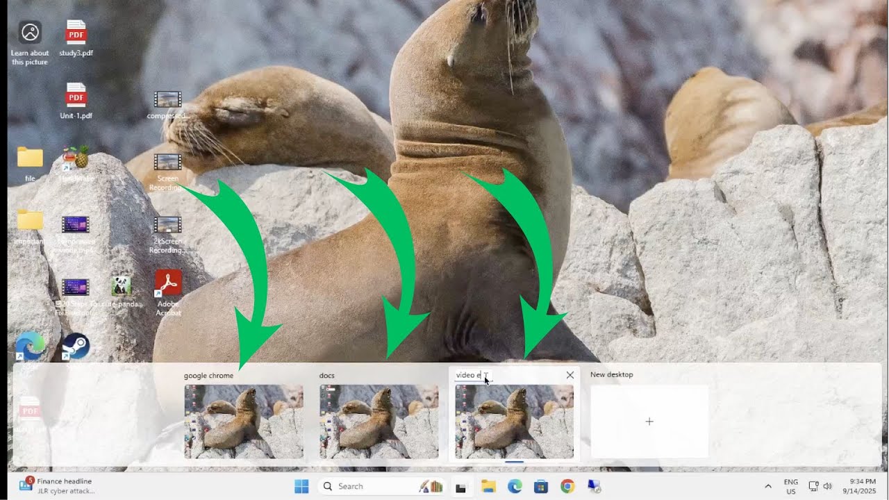 (✅ 2025 Tips ) How to Use the Windows 11 Multiple Desktops