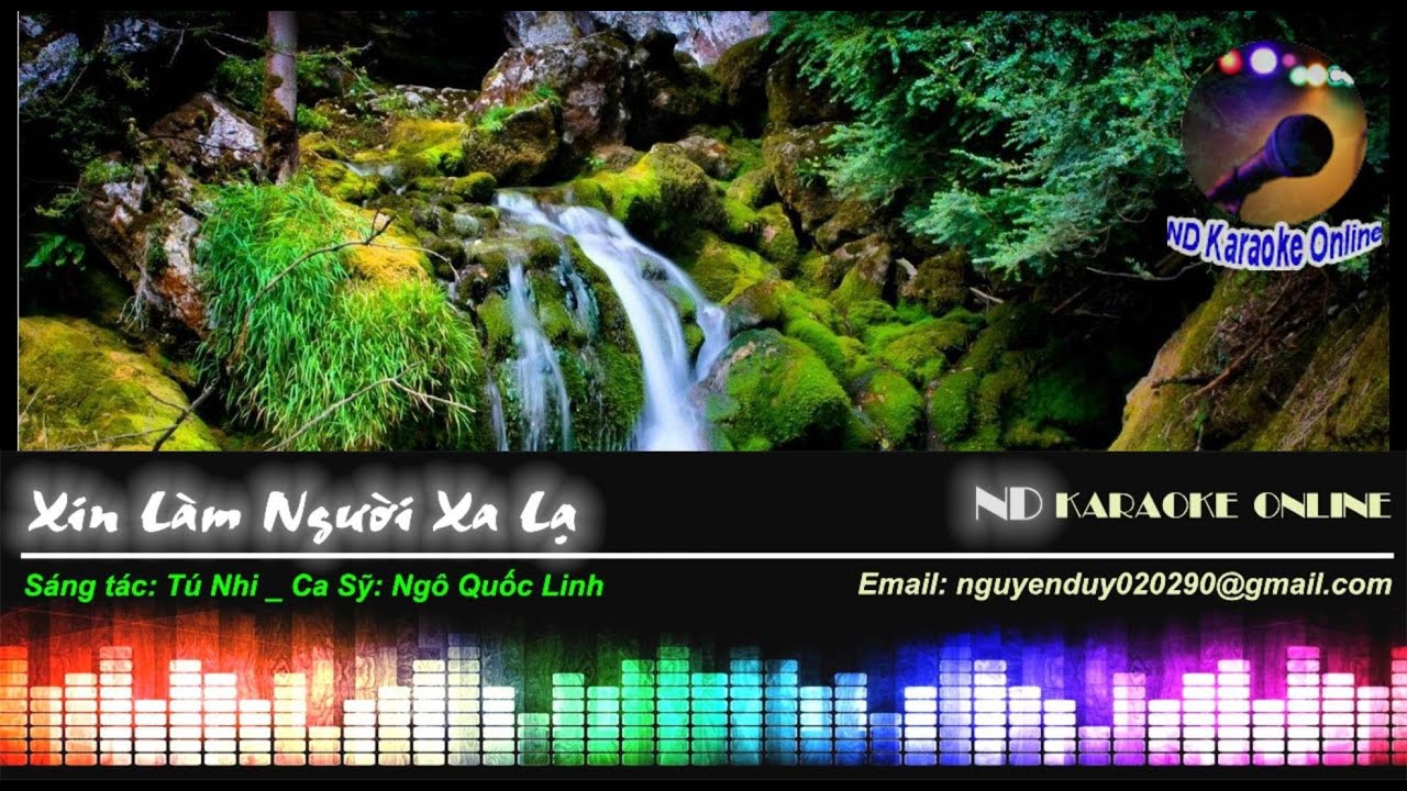 Karaoke Xin Làm Người Xa Lạ - Ngô Quốc Linh - Beat Chuẩn