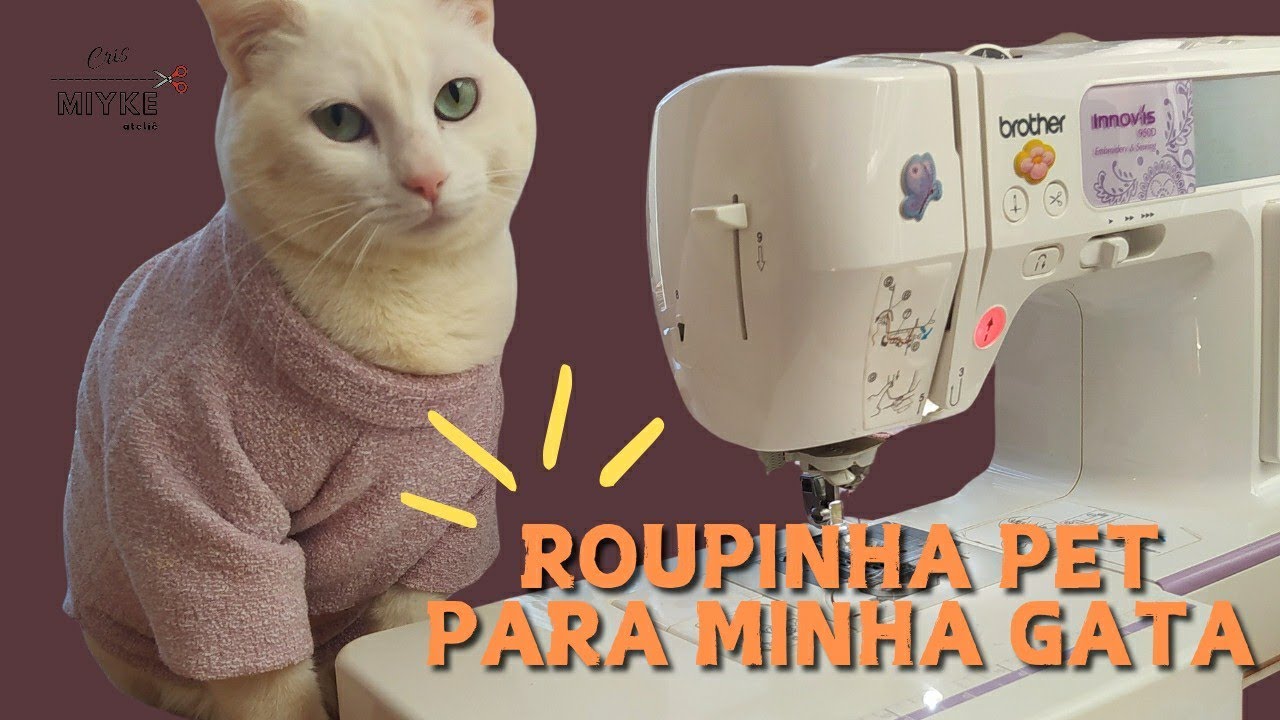 ROUPINHAS Pet para CÃES e GATOS - Faça você mesmo!