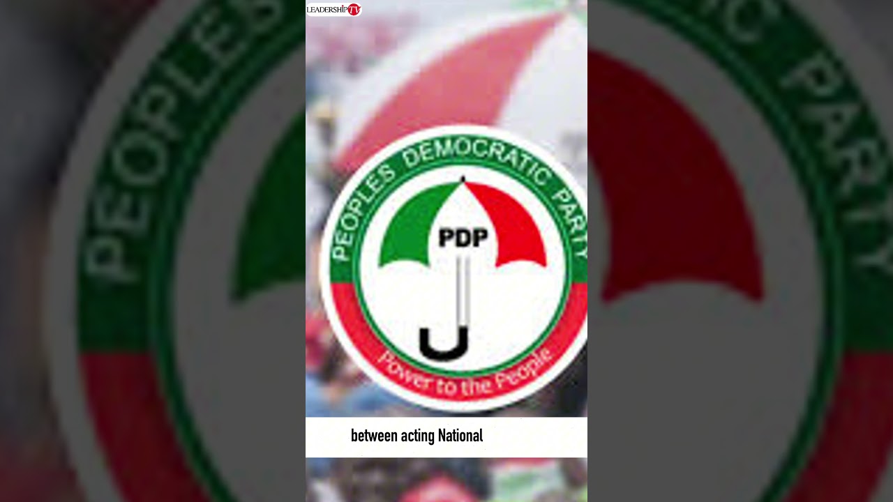 PDP National Working Committee (NWC) Crisis Escalates