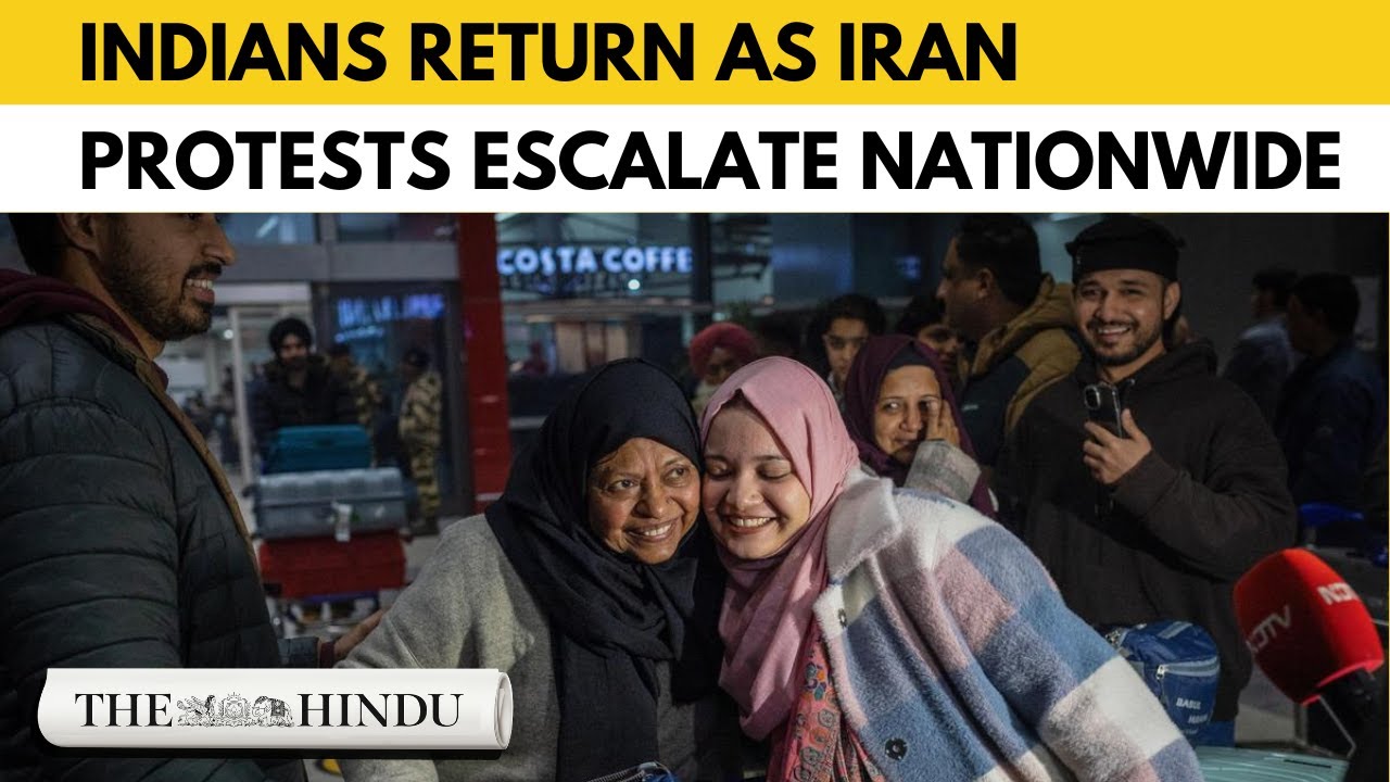 Indian nationals arrive in Delhi amid Iran’s nationwide protests
