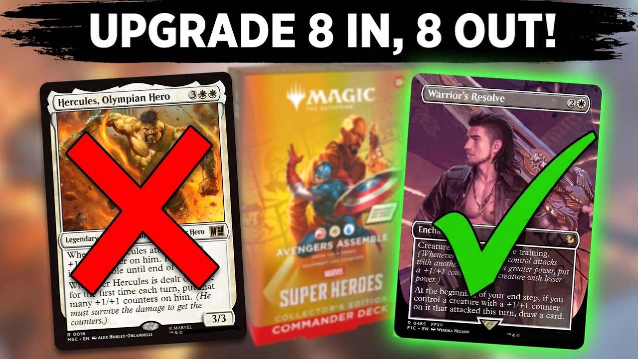 These 8 Upgrades Make Avengers Assemble INSANE | Avengers Assemble Commander Deck Upgrade Guide
