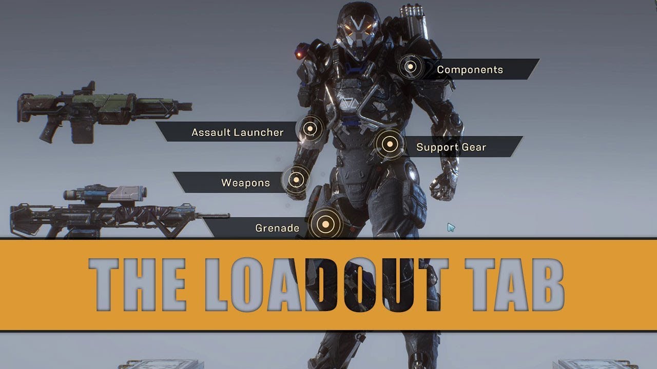 Anthem Forge - Loadout Tab Overview (Javelin Customization)
