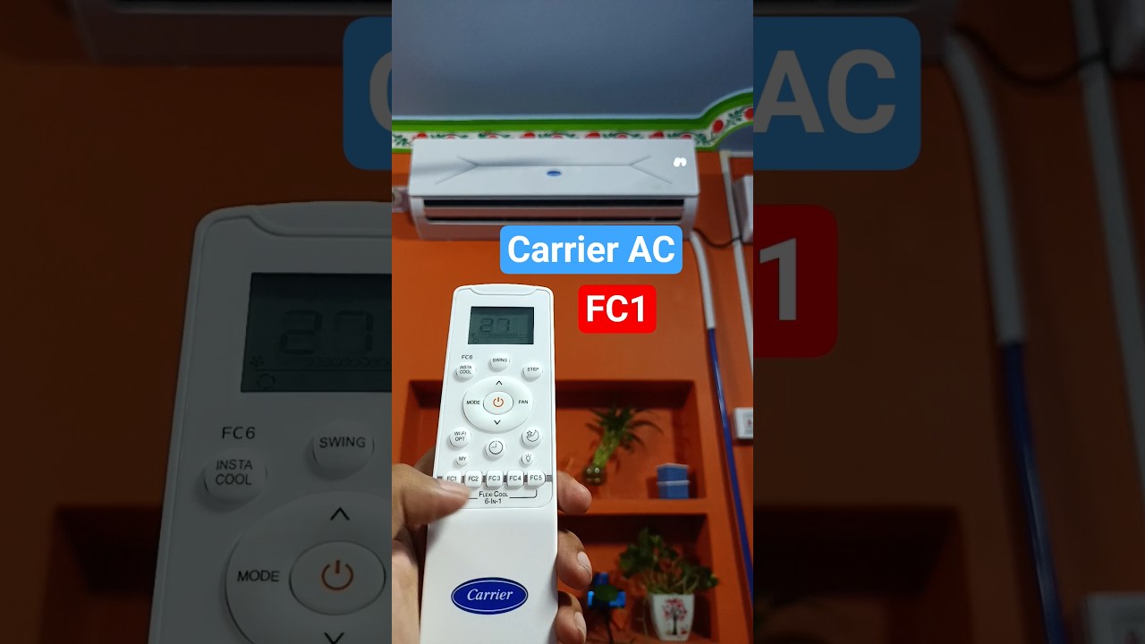Carrier AC Flexi Cool 1 Mode #shorts