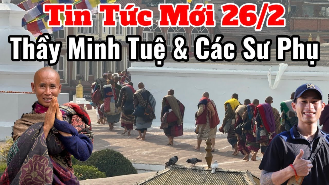 Tin Tức Mới Nhất Thầy Minh Tuệ & Các Sư Phụ 26/2 | S.C Nhuận Hải Về Úc #suminhtue #thayminhtue 