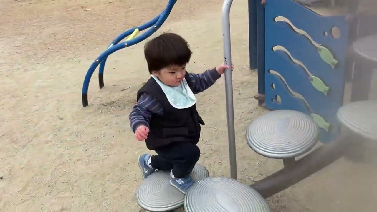 @イノー0103  #幼児 #子供 #公園遊具遊べるレベルアップしました！