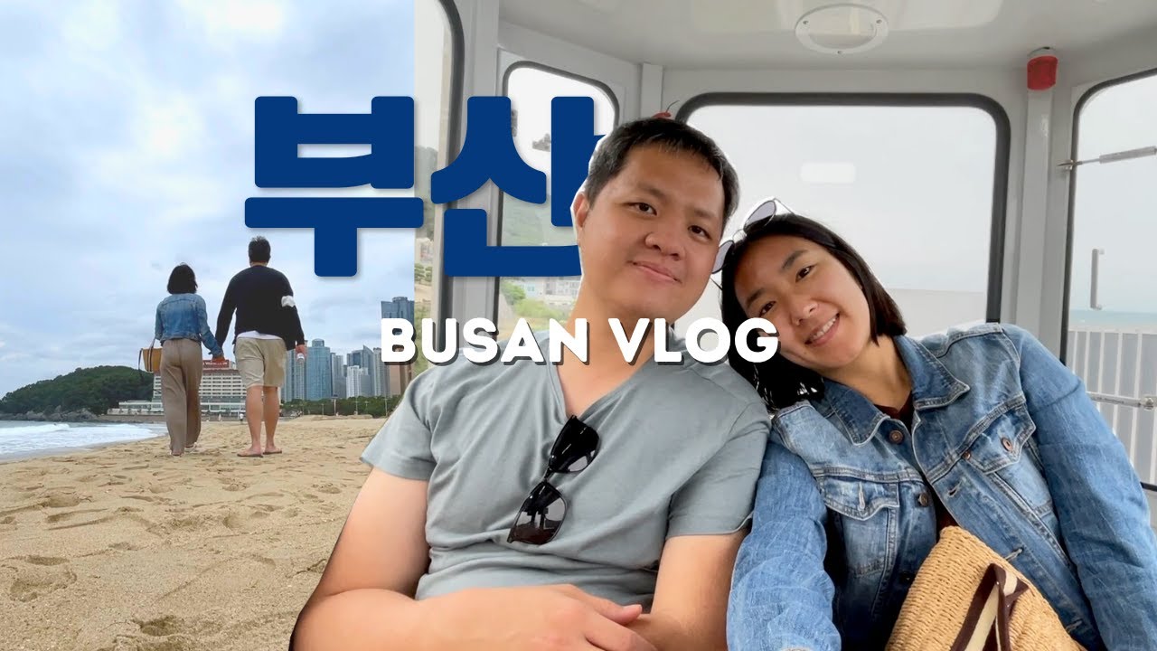 Busan, Korea Vlog | Beach Train, Grand Josun Afternoon Tea, Haeundae! (feat. 🍩)